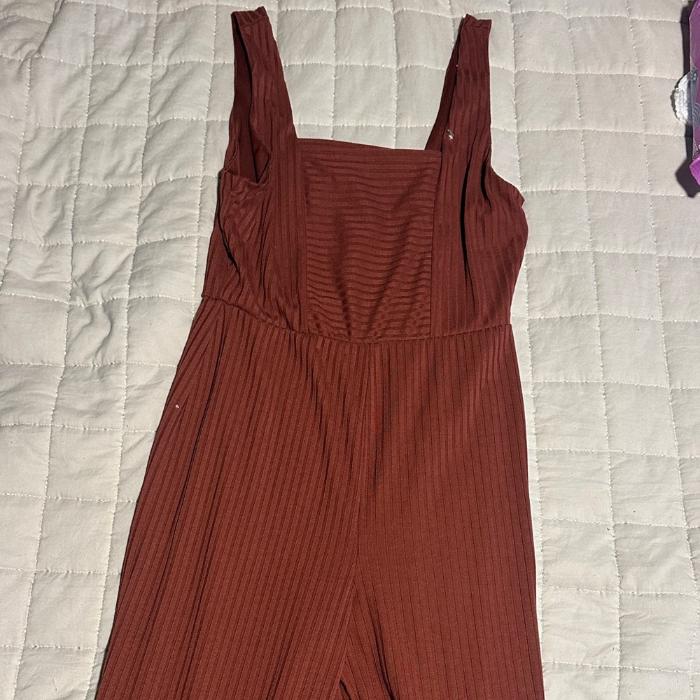 Wild Fable Rust Jumpsuit